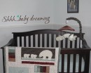 Shhh... Baby Dreaming Quotes Wall Decal Nursery Room Quote Lettering Stickers